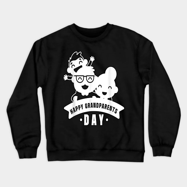 Happy grandparents day Crewneck Sweatshirt by brittenrashidhijl09